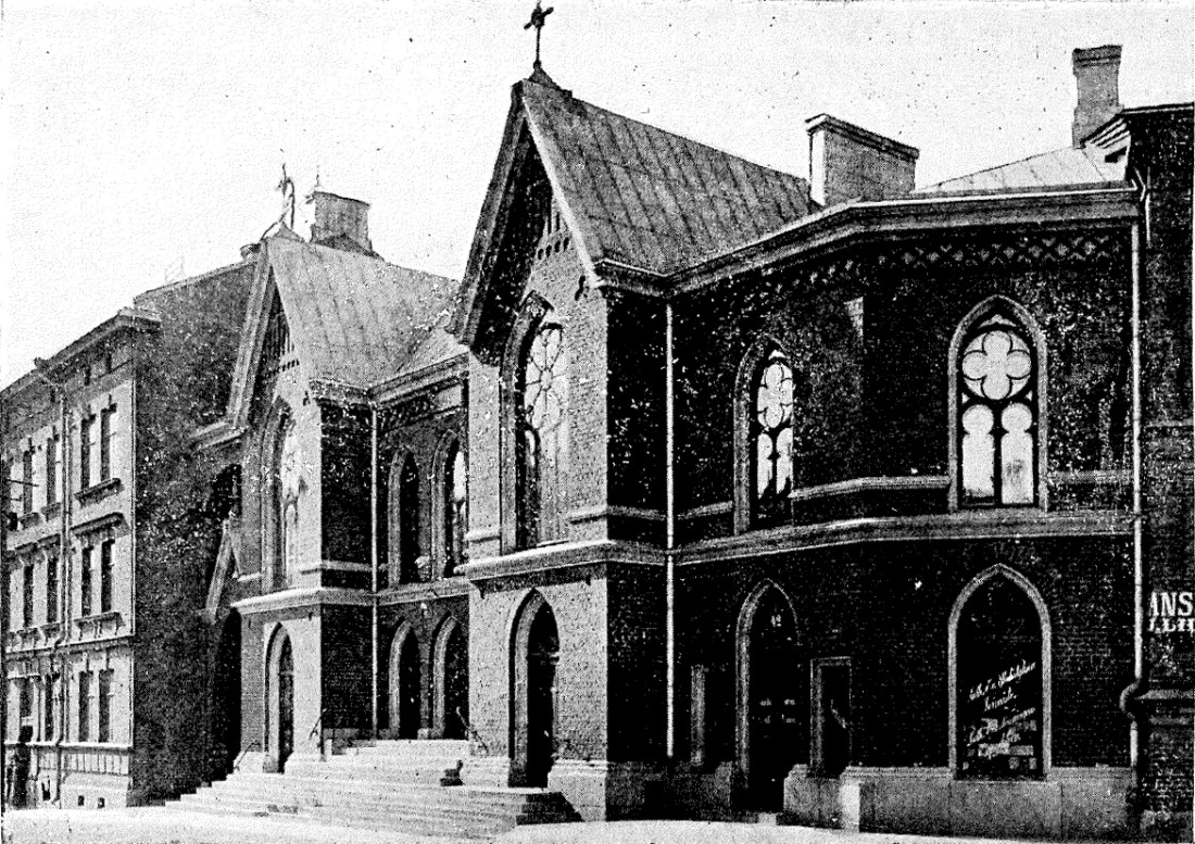 Fredrikinkadun rukoushuone, nykyinen Helsingin Luther-kirkko